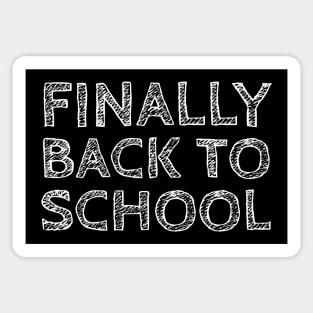 Finally back to school! Sticker